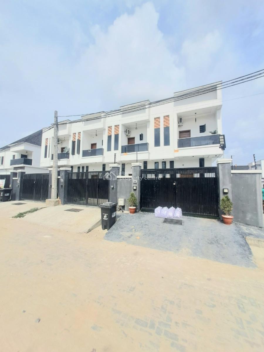 Well Built Furnished 3 Bedroom Terrace with Bq, General Paint, Ajah, Lagos, Terraced Duplex for Rent