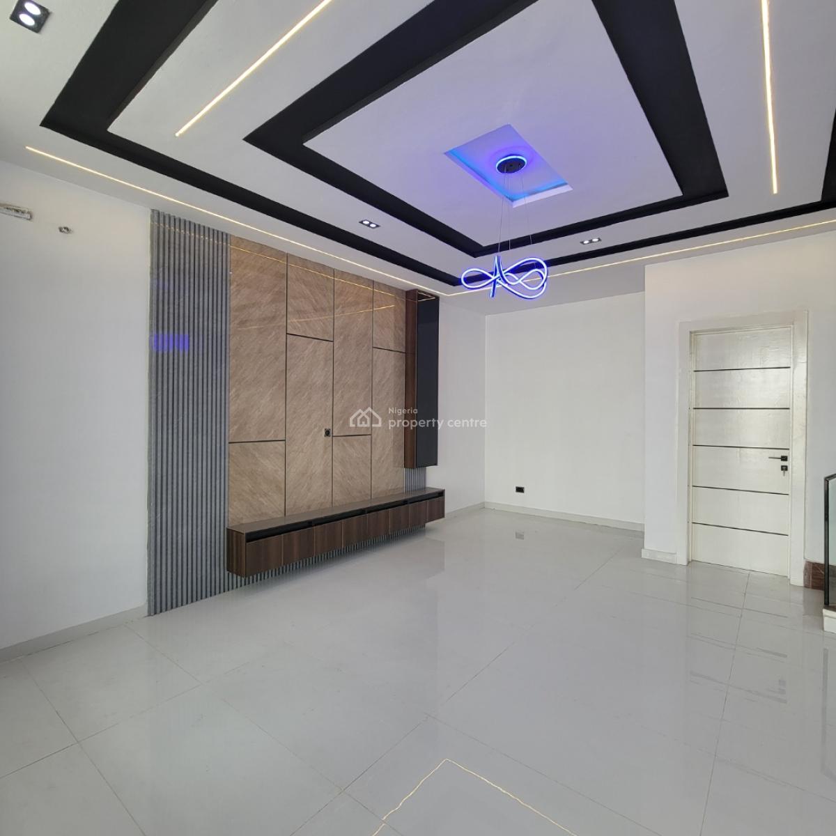 Beautiful 4bedroom Terrace Duplex with a Secured Estate, Ikota, Lekki, Lagos, Terraced Duplex for Sale