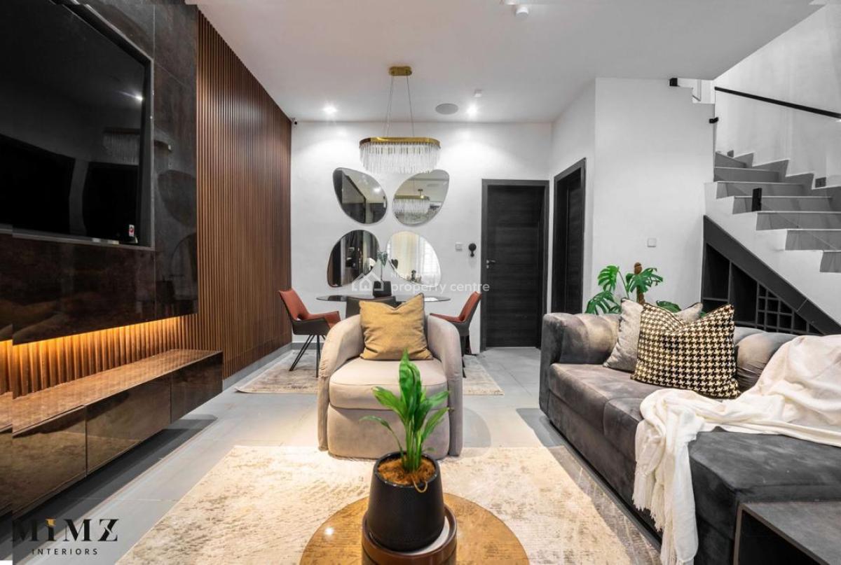 Luxury Furnished 4 Bedroom Terrace Duplex with Excellent Facility, Ikate, Lekki, Lagos, Terraced Duplex for Rent