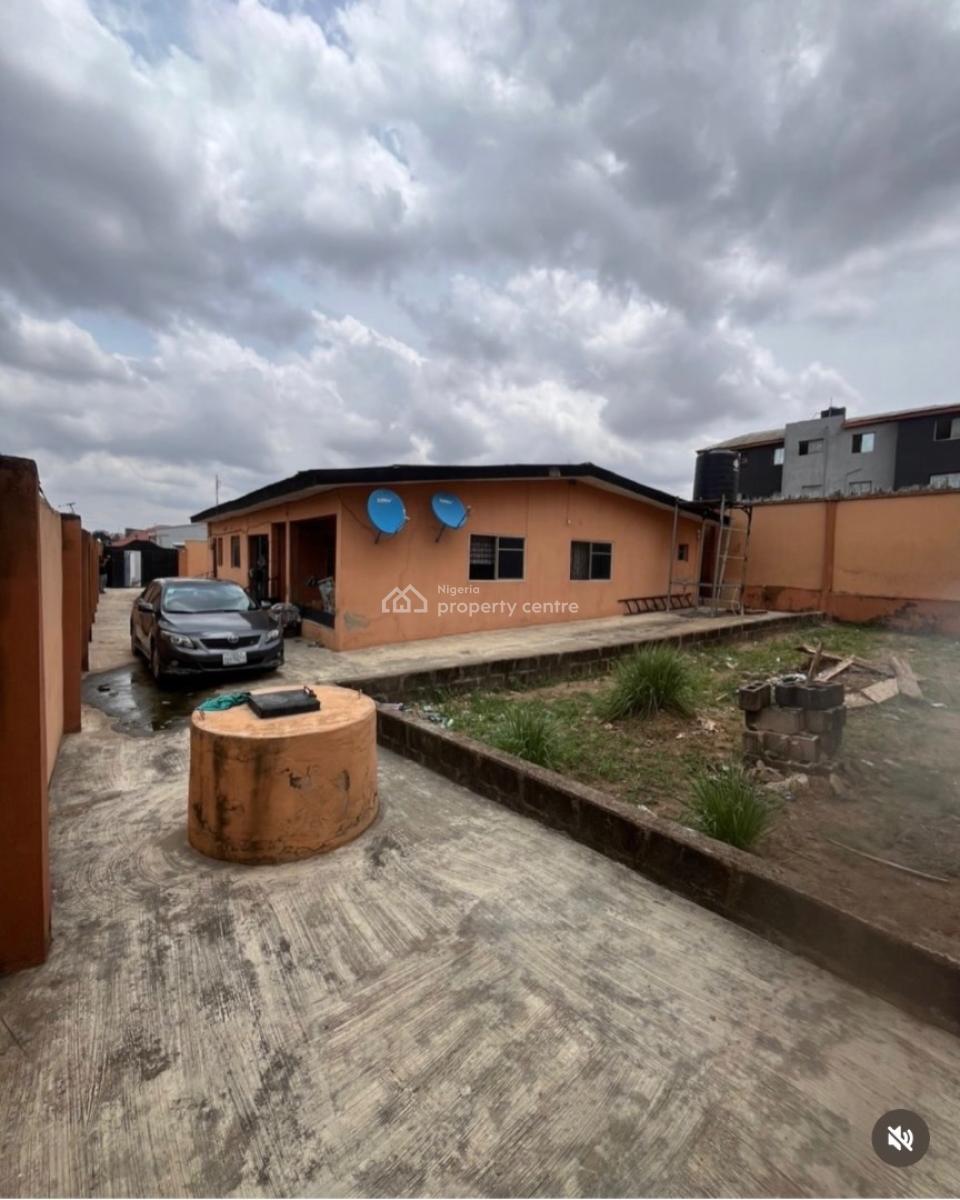 a Bungalow Consisting of 1 Units of 2 Bed,2 Miniflat, 1 Self Contain, Ojodu Berger, Ojodu, Lagos, Detached Bungalow for Sale