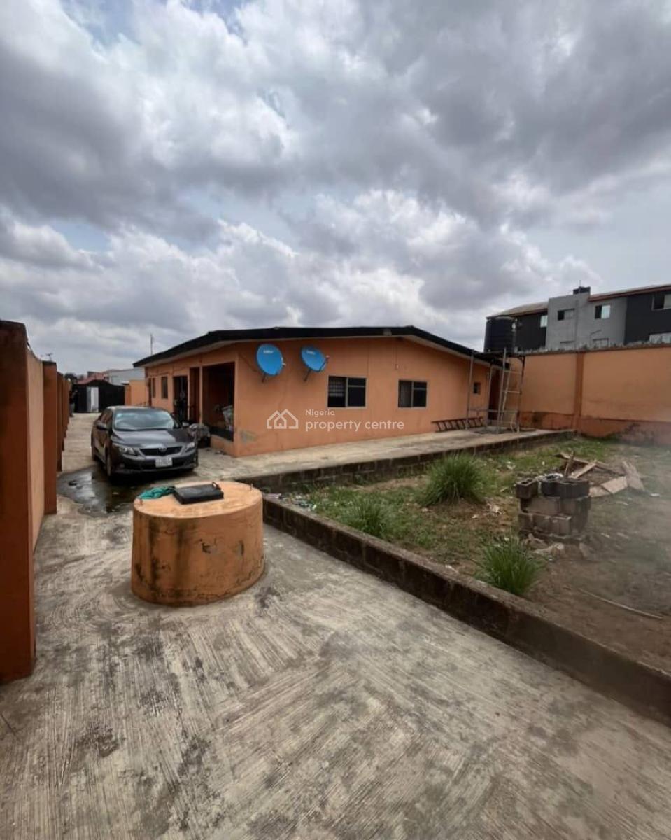 a Bungalow with 2 Bed Flat, Mini Flat & Self Contain on a Plot of Land, Ojodu Berger, Ojodu, Lagos, Detached Bungalow for Sale