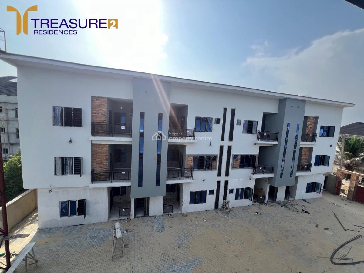 Spacious 2 Bedrooms Flat, Abijo, Ibeju Lekki, Lagos, Block of Flats for Sale