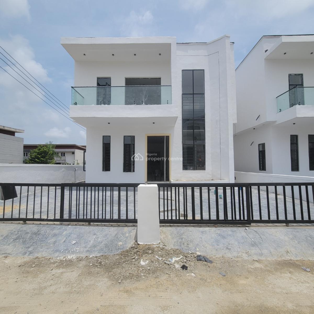 Excellent 4bedroom Terrace Duplex Self Compound, Sangotedo, Ajah, Lagos, Terraced Duplex for Sale