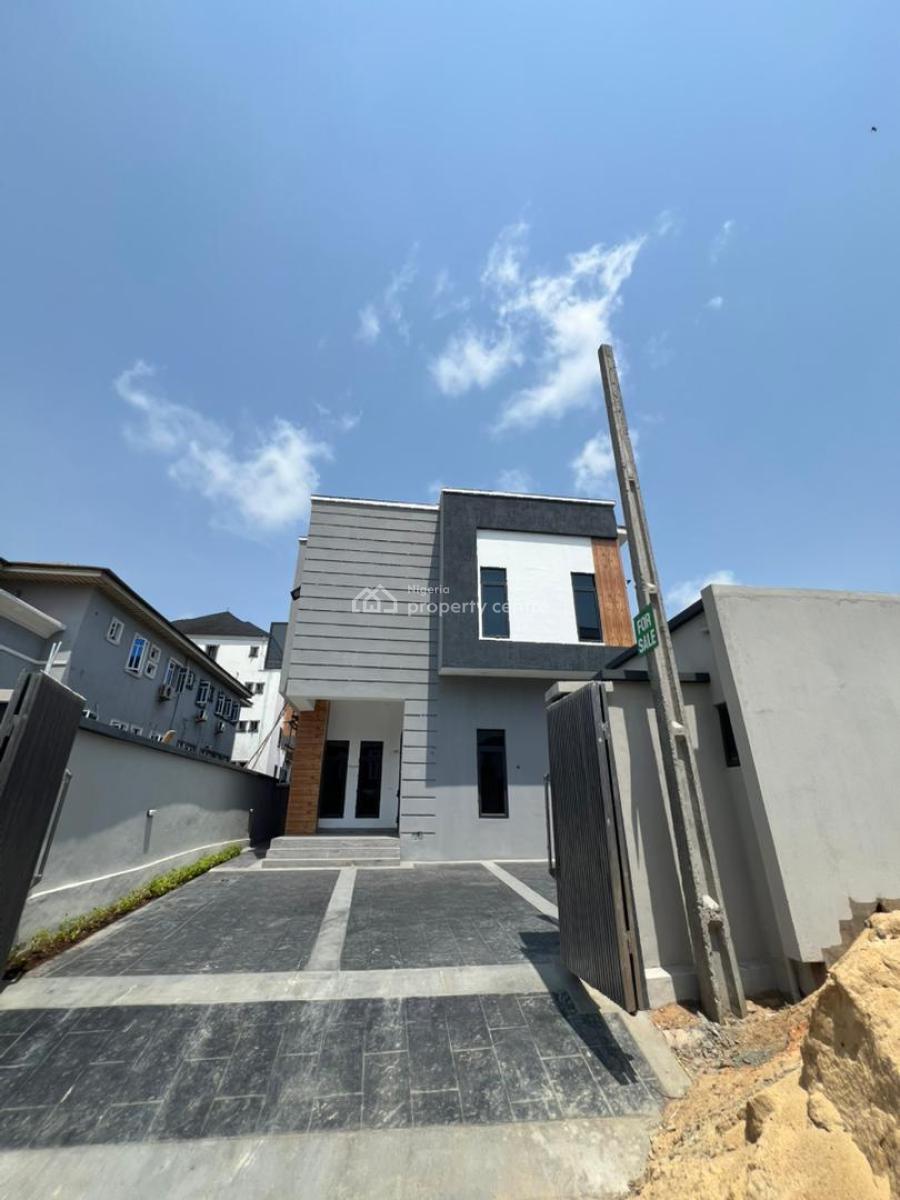 4 Bedroom Detached Duplex with Boys Quarters, Chevron, Lekki, Lagos, Detached Duplex for Sale