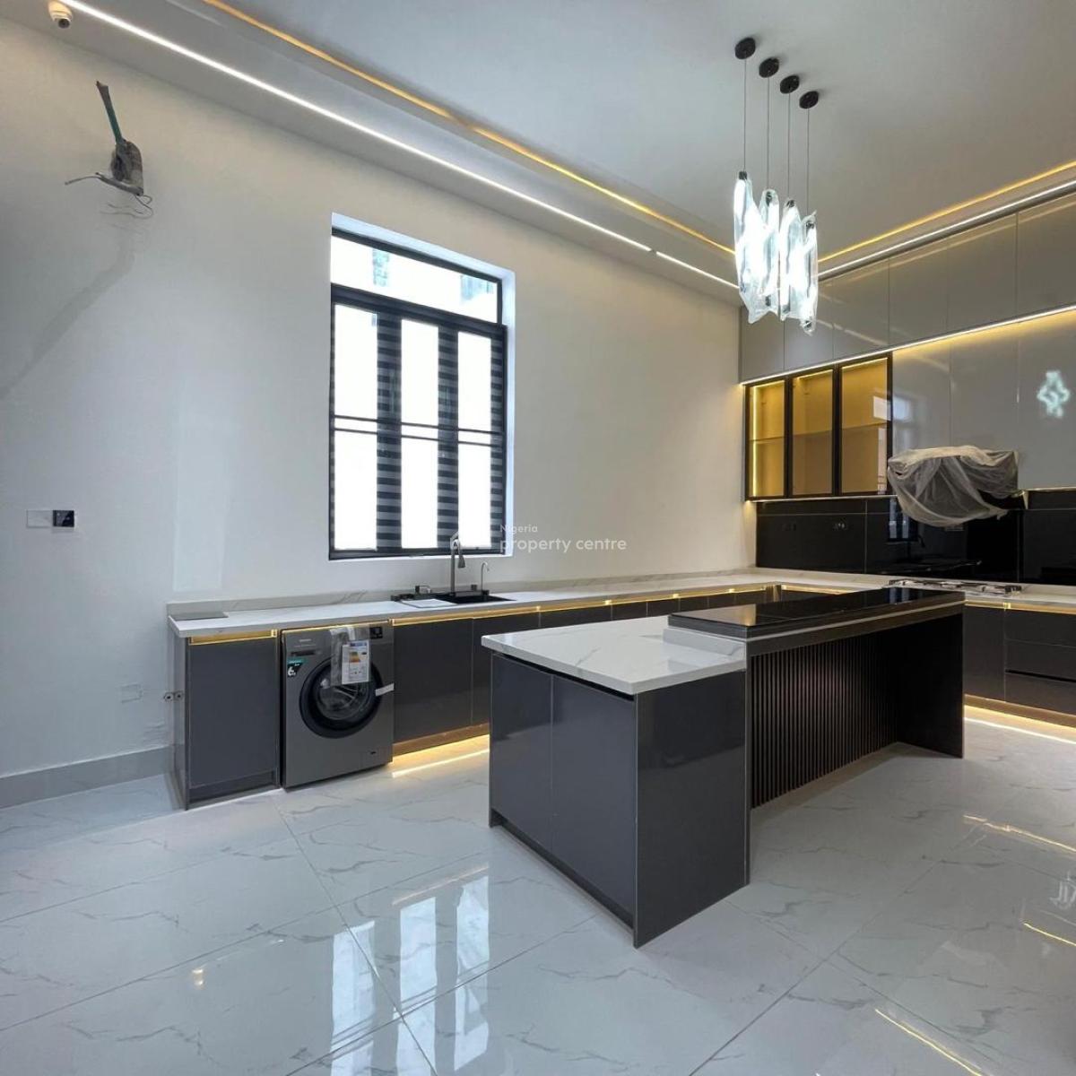 Contemporary 5 Bedroom Fully Detached Duplex with Bq, Pool, & Gym, Lekki County, Lekki, Lagos, Detached Duplex for Sale