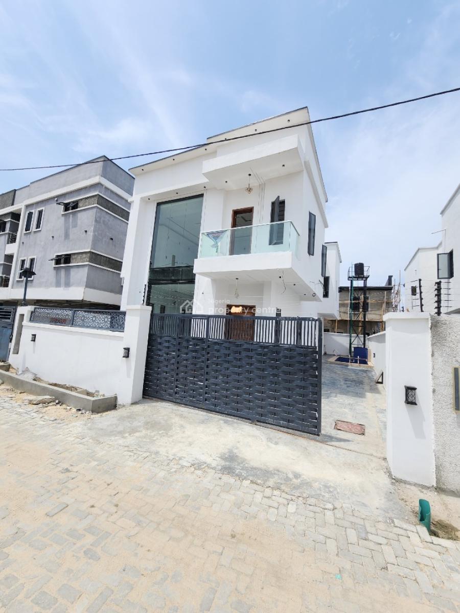 Nicely Built 4 Bedroom Detached Duplex with a Bq & Pool, Sangotedo, Ajah, Lagos, Detached Duplex for Sale