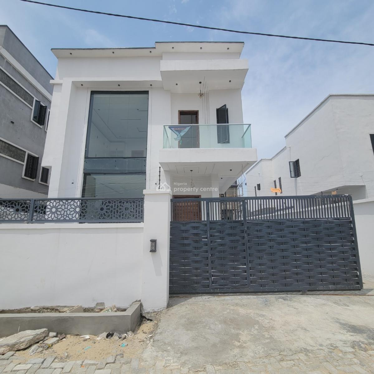 Enormous 4 Bedroom Duplex with a Bq with a Pool, Sangotedo, Ajah, Lagos, Detached Duplex for Sale