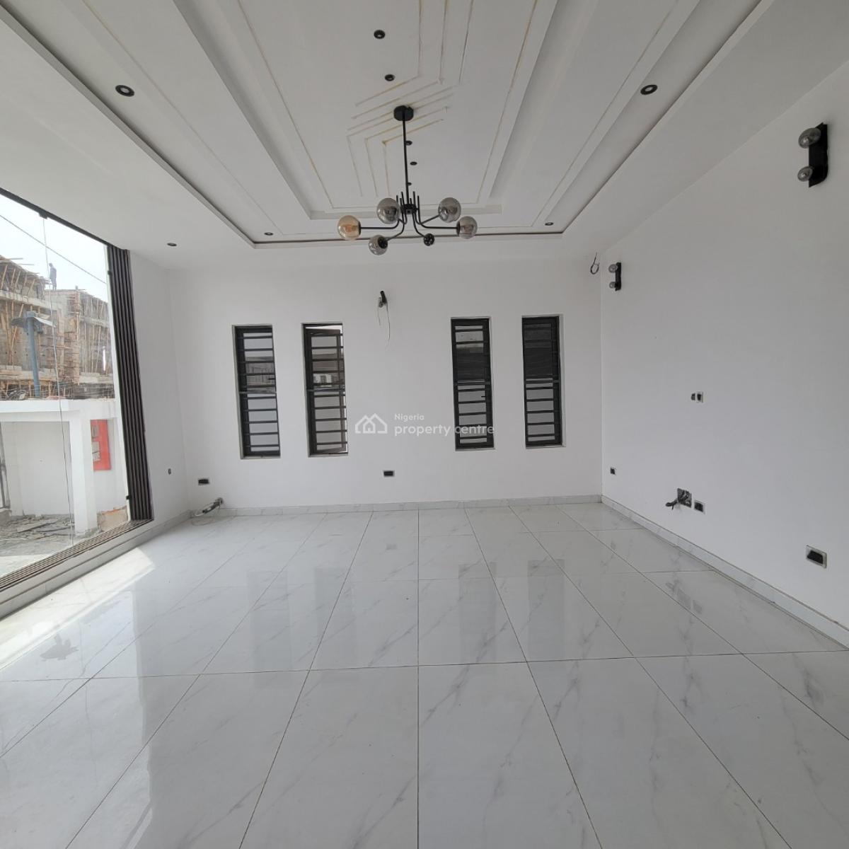 Enormous 4 Bedroom Duplex with a Bq with a Pool, Sangotedo, Ajah, Lagos, Detached Duplex for Sale