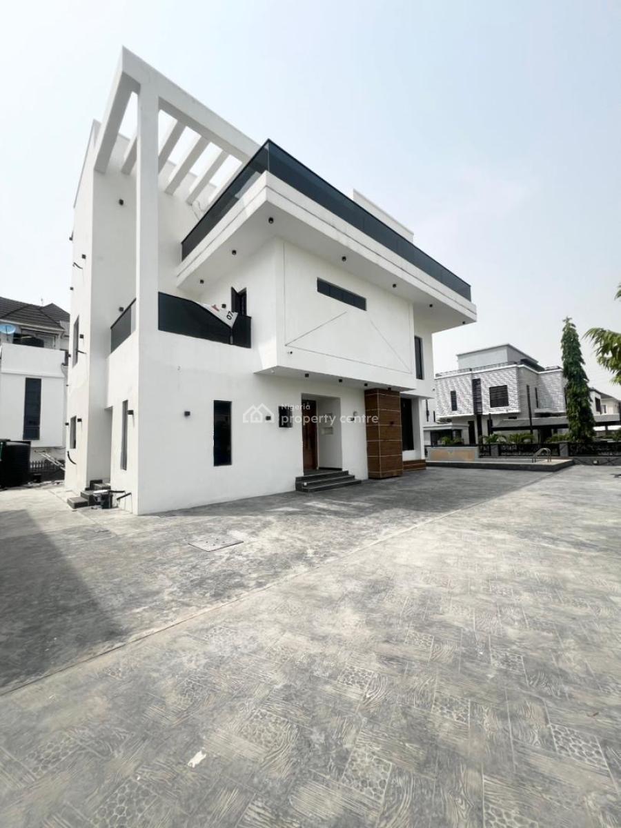Elegant 5bedroom Fully Detached Duplex with Bq in a Secure Estate, Osapa, Lekki, Lagos, Detached Duplex for Sale