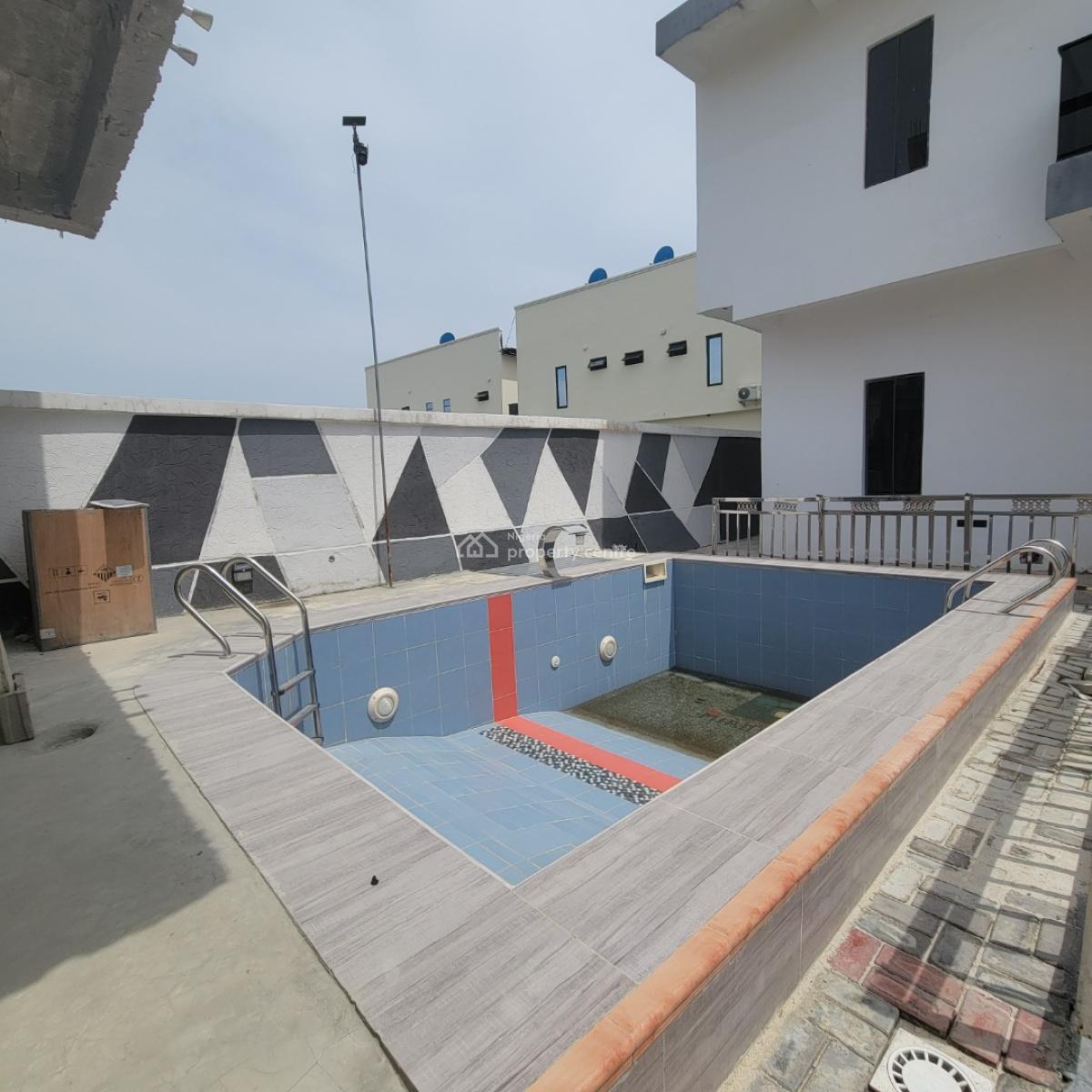 Stunning 4bedroom Terrace Duplex with a Bq,gym and Pool, Sangotedo, Ajah, Lagos, House for Sale