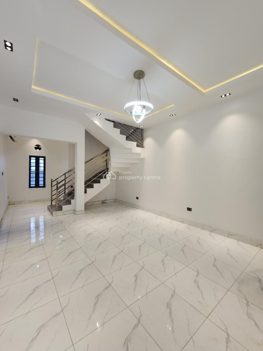 Lovely 4 Bedroom Terrace Duplex with Bq & Pool, Sangotedo, Ajah, Lagos, Terraced Duplex for Sale