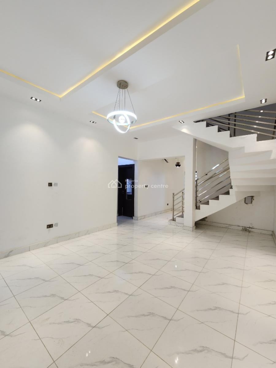 Lovely 4 Bedroom Terrace Duplex with Bq & Pool, Sangotedo, Ajah, Lagos, Terraced Duplex for Sale