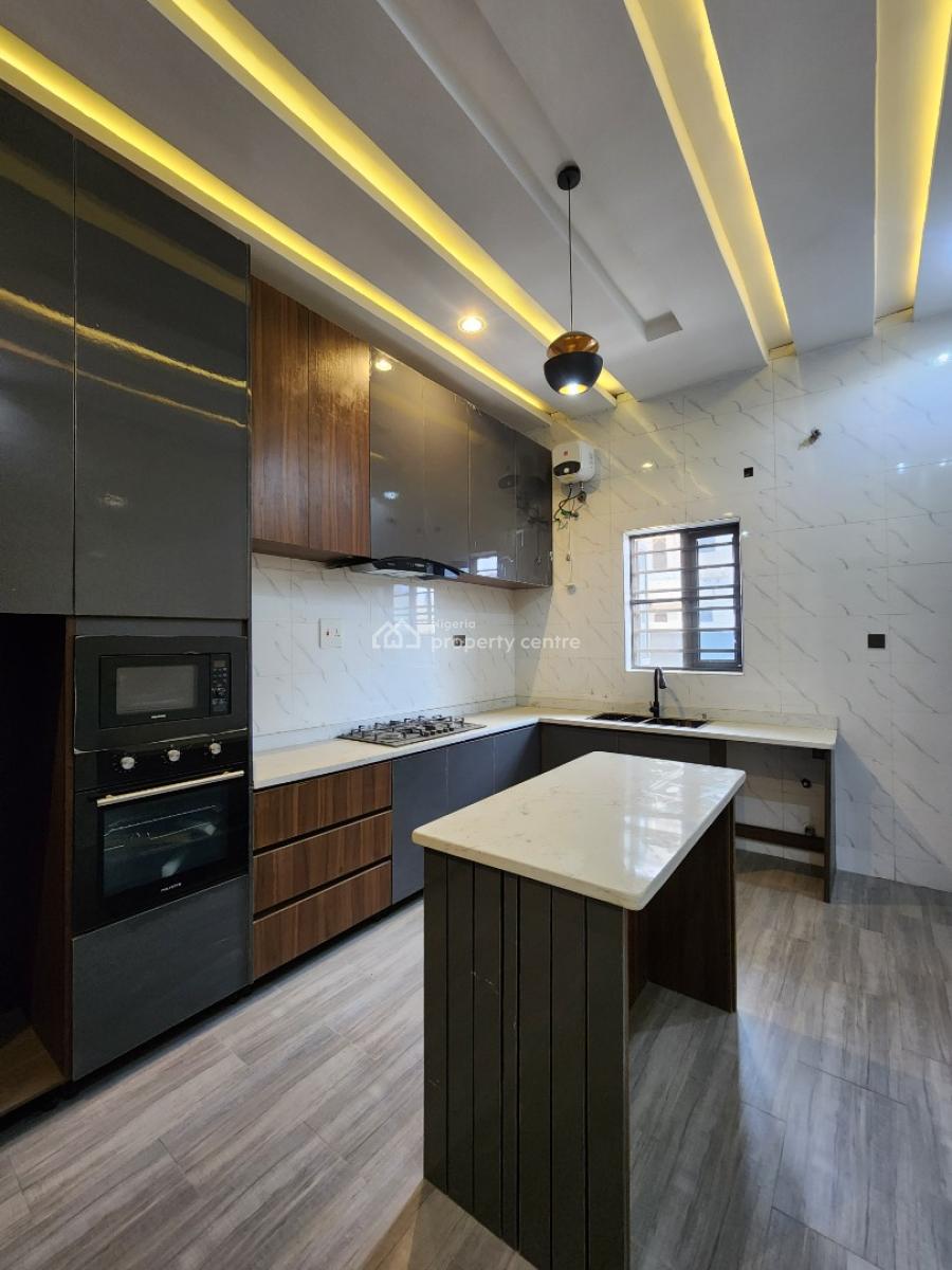 Lovely 4 Bedroom Terrace Duplex with Bq & Pool, Sangotedo, Ajah, Lagos, Terraced Duplex for Sale