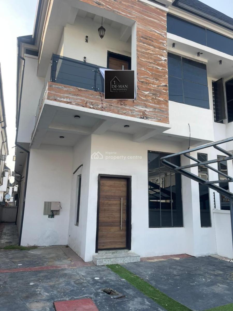 Luxury Build 4 Bedroom Semi Detached with Excellent Facility, Orchid Road, Lekki, Lagos, Semi-detached Duplex for Rent