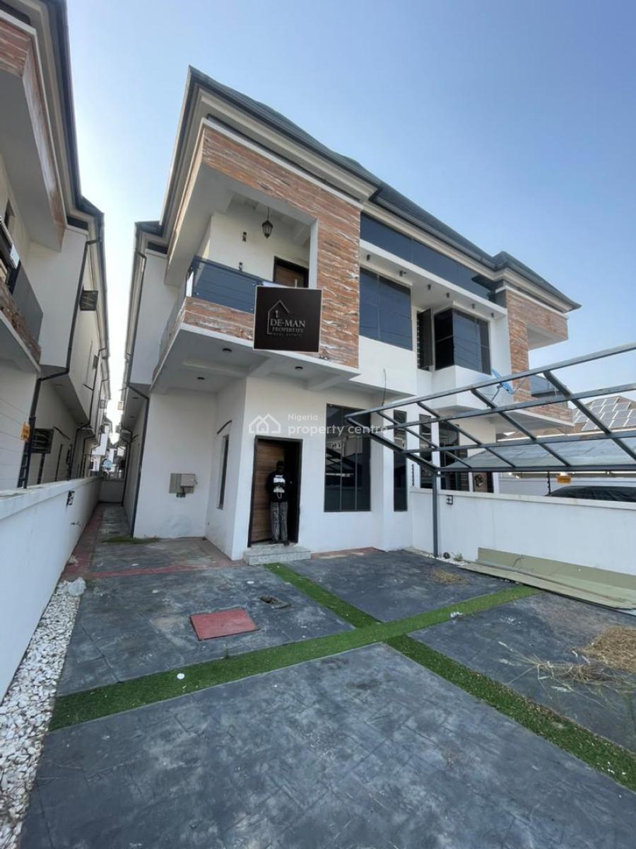 Luxury Build 4 Bedroom Semi Detached with Excellent Facility, Orchid Road, Lekki, Lagos, Semi-detached Duplex for Rent