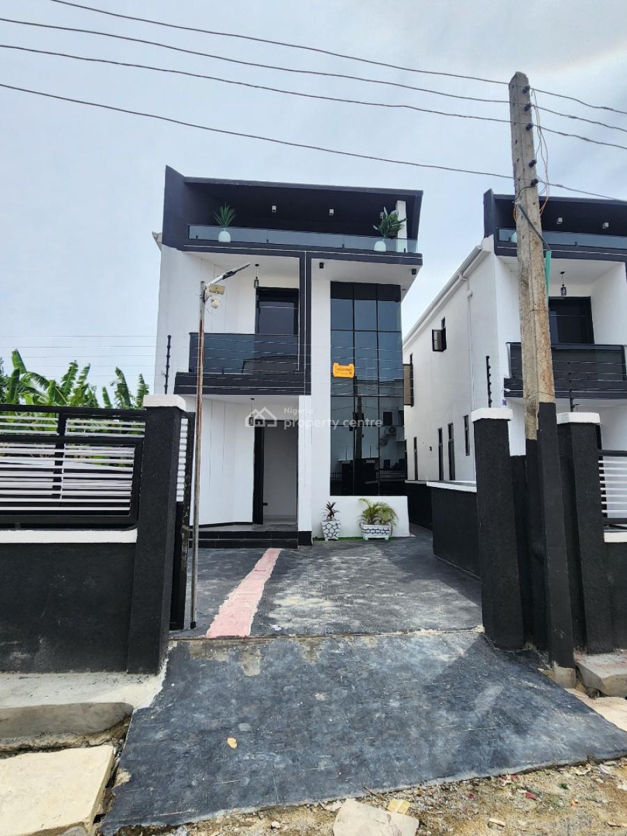 Lovely 4 Bedroom Detached Duplex with a Bq, Sangotedo, Ajah, Lagos, Detached Duplex for Sale