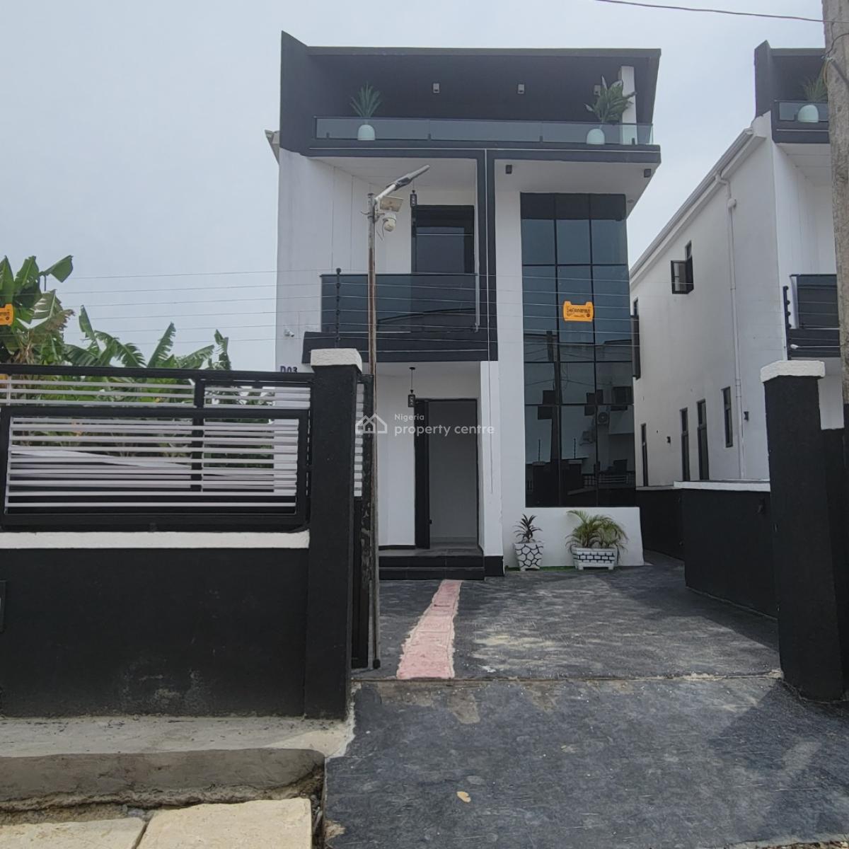 Magnificent 4 Bedroom Duplex with a Bq, Sangotedo, Ajah, Lagos, Detached Duplex for Sale
