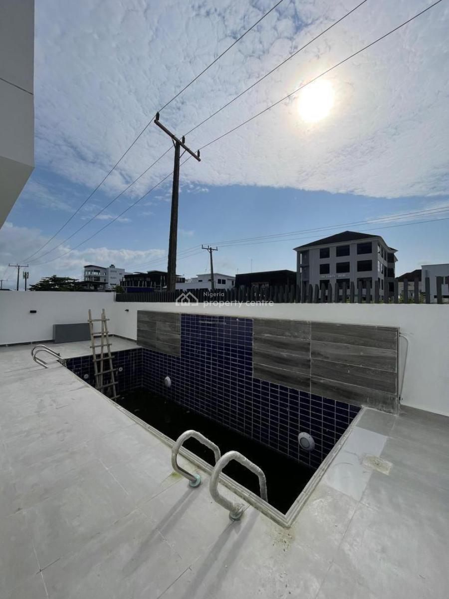 Contemporary 5 Bedroom Fully Detached Duplex with Bq, Swimming Pool, Ikate, Lekki, Lagos, Detached Duplex for Sale