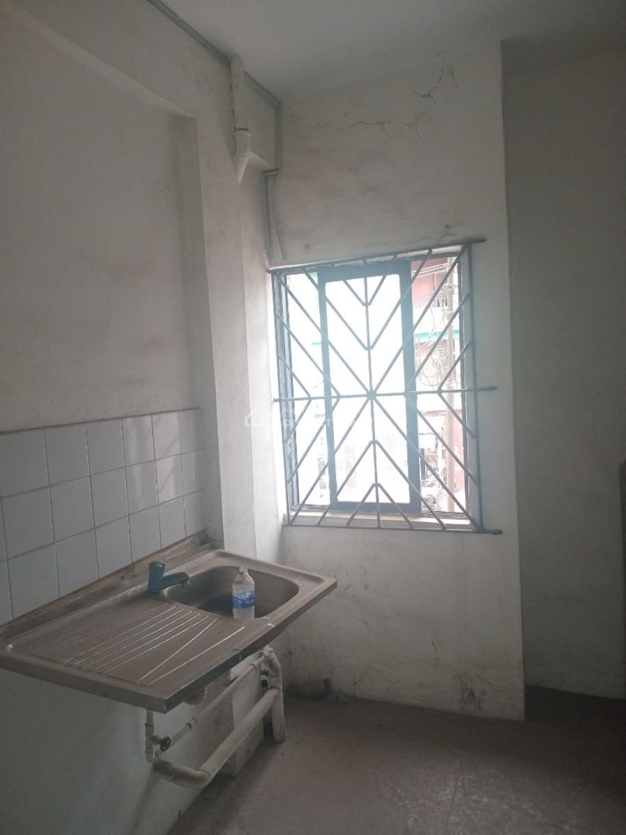 3-bedroom First-floor Rear Flat, Suitable Strictly for Office Use., Adekunle, Yaba, Lagos, Office Space for Rent