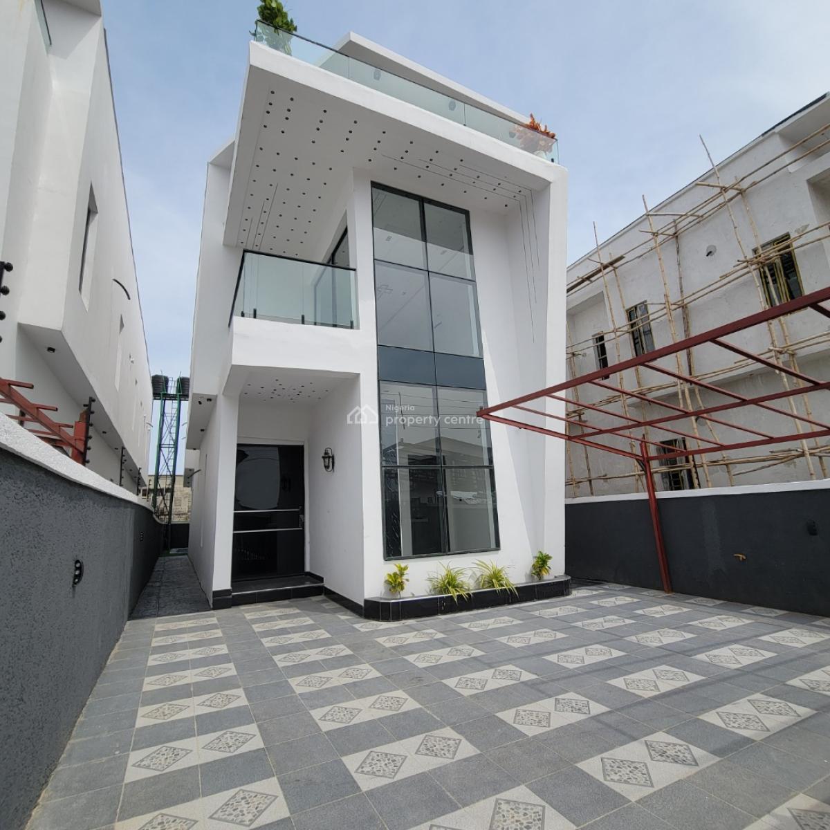 Luxurious 5bedroom Duplex with a Bq and a Pool, Sangotedo, Ajah, Lagos, Detached Duplex for Sale