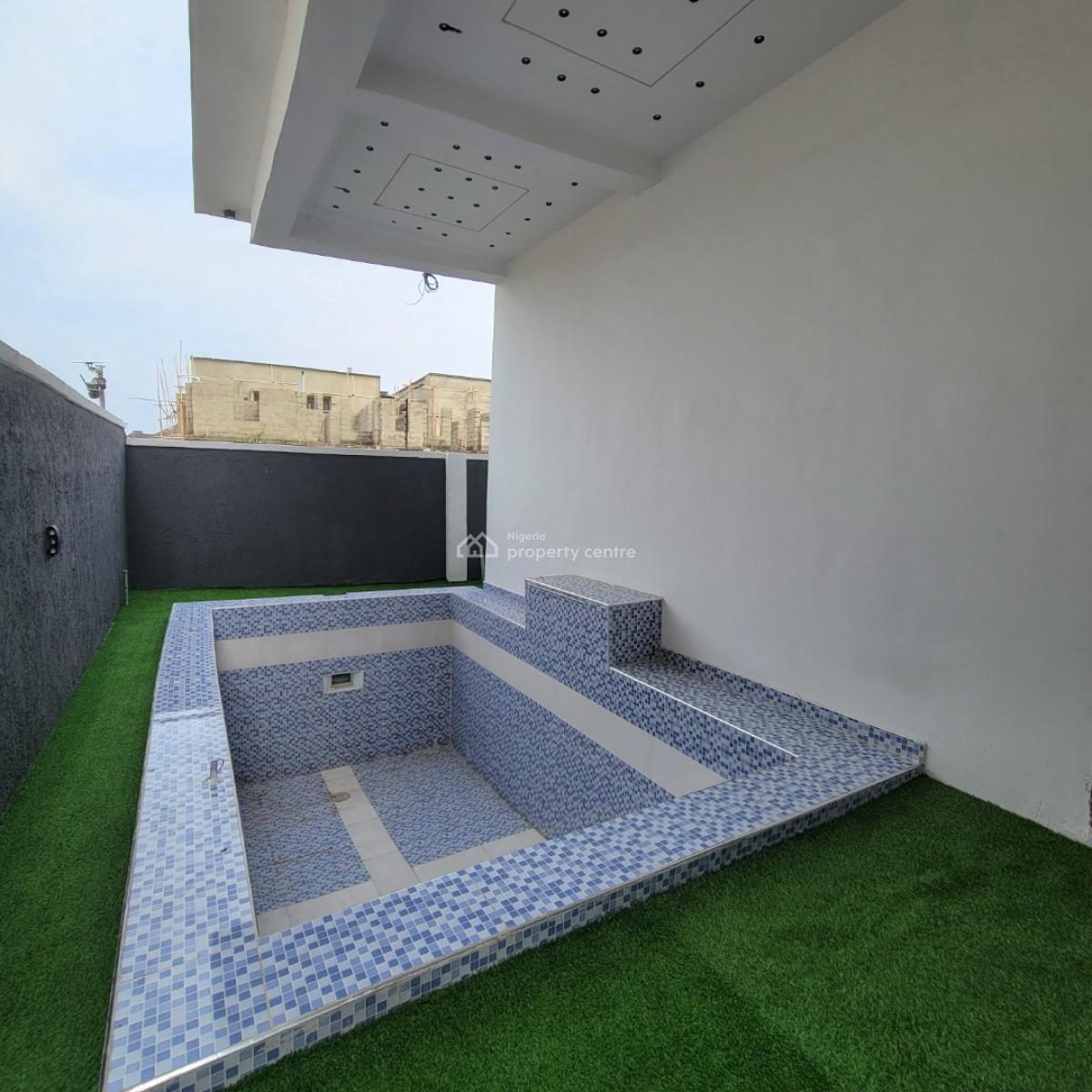 Luxurious 5bedroom Duplex with a Bq and a Pool, Sangotedo, Ajah, Lagos, Detached Duplex for Sale