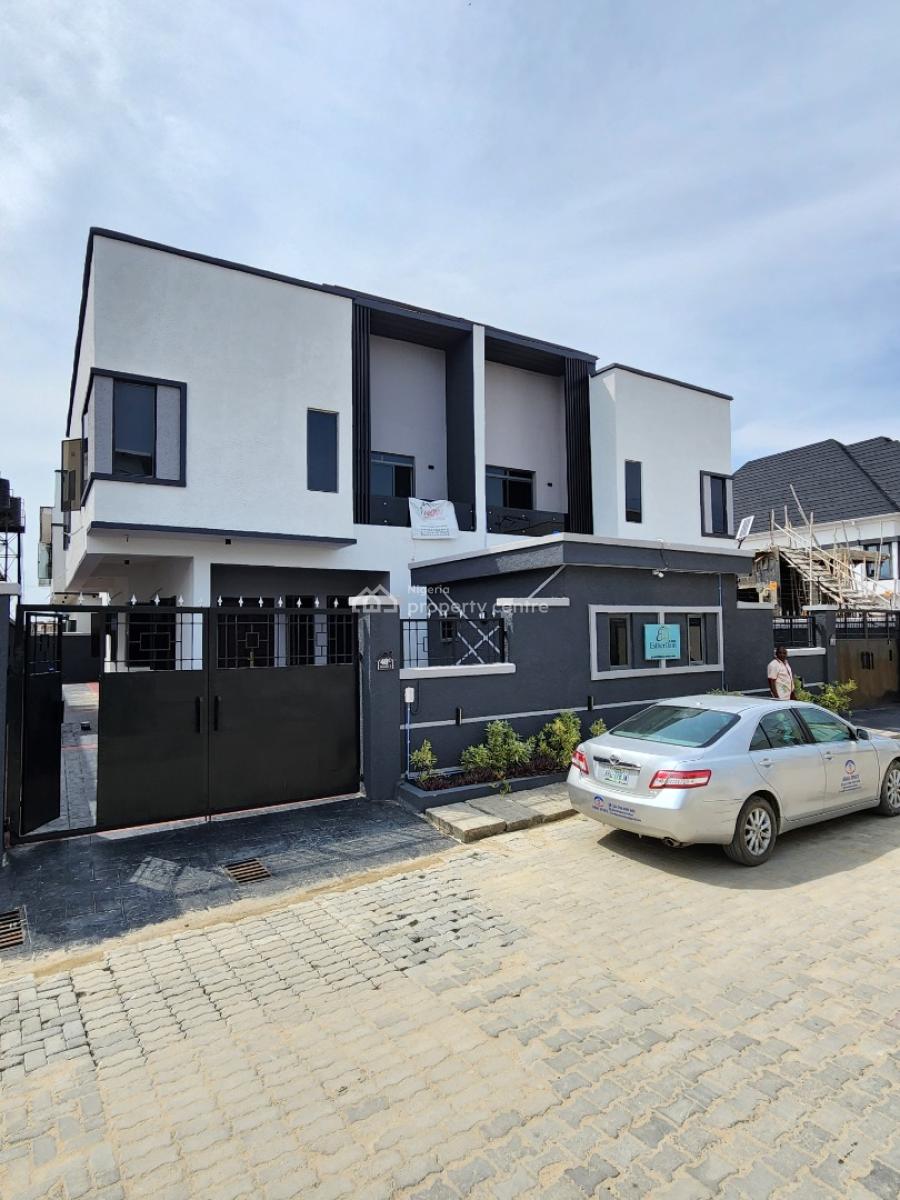 Nicely Built 4 Bedroom Semi Detached Duplex with Bq, Ajah, Lagos, Semi-detached Duplex for Sale