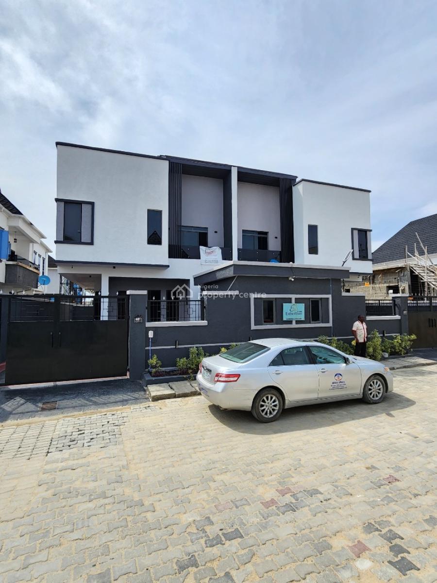 Nicely Built 4 Bedroom Semi Detached Duplex with Bq, Ajah, Lagos, Semi-detached Duplex for Sale