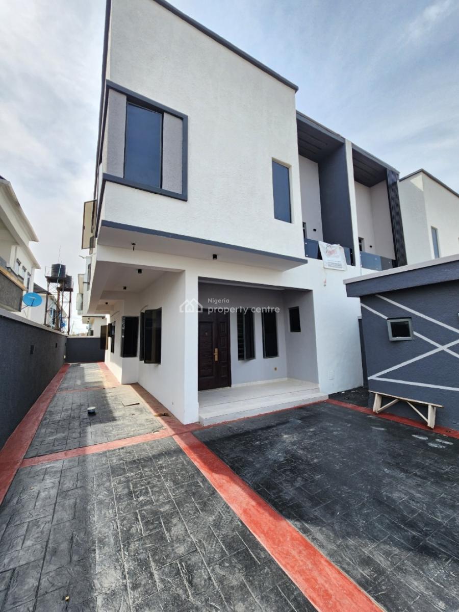 Nicely Built 4 Bedroom Semi Detached Duplex with Bq, Ajah, Lagos, Semi-detached Duplex for Sale