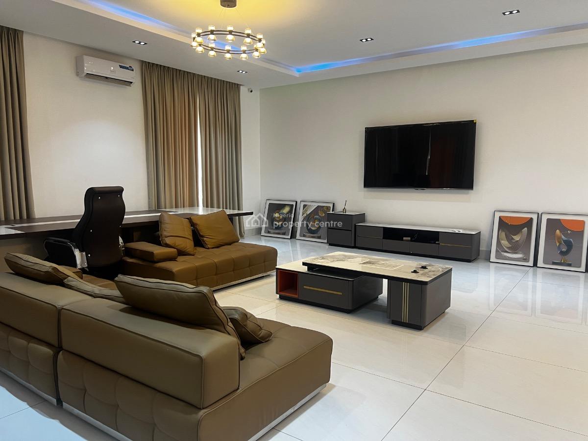 Luxury Furnished 5-bedroom Detached Duplex in Guzape, Guzape District, Abuja, Detached Duplex for Sale