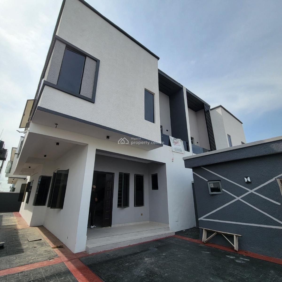 Exquisite 4bedroom Semi Detached Duplex with a Bq, Sangotedo, Ajah, Lagos, Semi-detached Duplex for Sale
