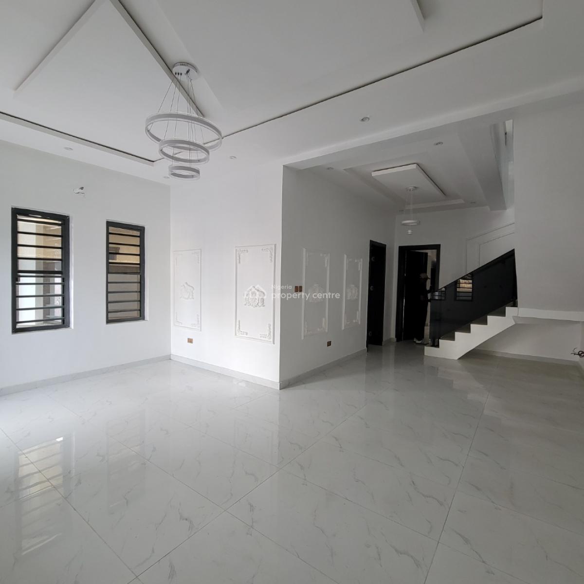 Exquisite 4bedroom Semi Detached Duplex with a Bq, Sangotedo, Ajah, Lagos, Semi-detached Duplex for Sale