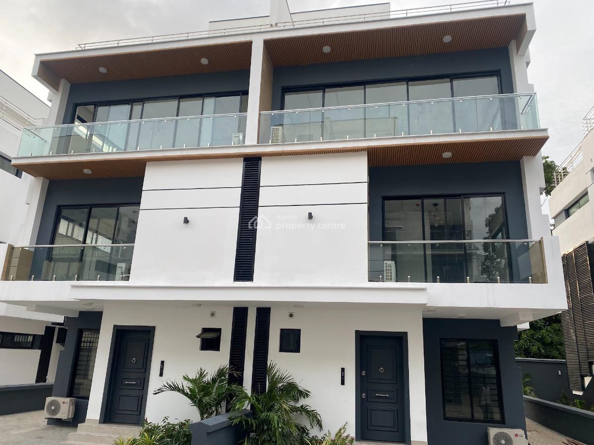Newly Built 4 Bedroom Terrace with Bq & Swimming Pool, Available, Lugard Avenue, Ikoyi, Lagos, Terraced Duplex for Rent