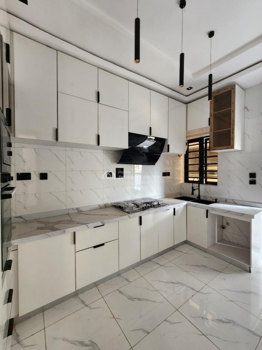 Lovely 4 Bedroom Terrace Duplex with a Car Port, Sangotedo, Ajah, Lagos, Terraced Duplex for Sale