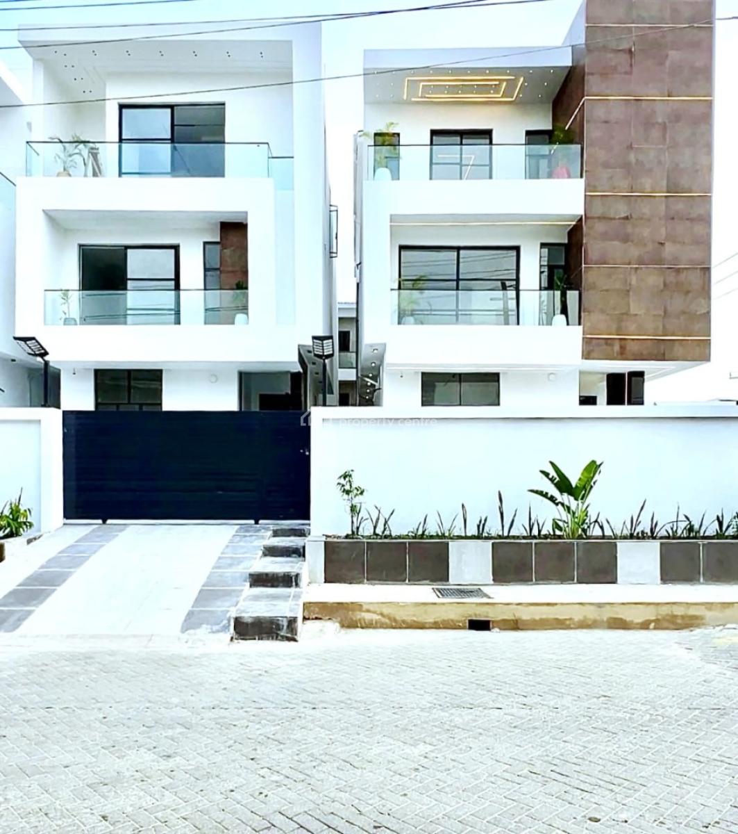 Contemporary 5 Bedroom Fully Detached Home with Swimming Pool,, Lekki Phase 1, Lekki, Lagos, Detached Duplex for Sale