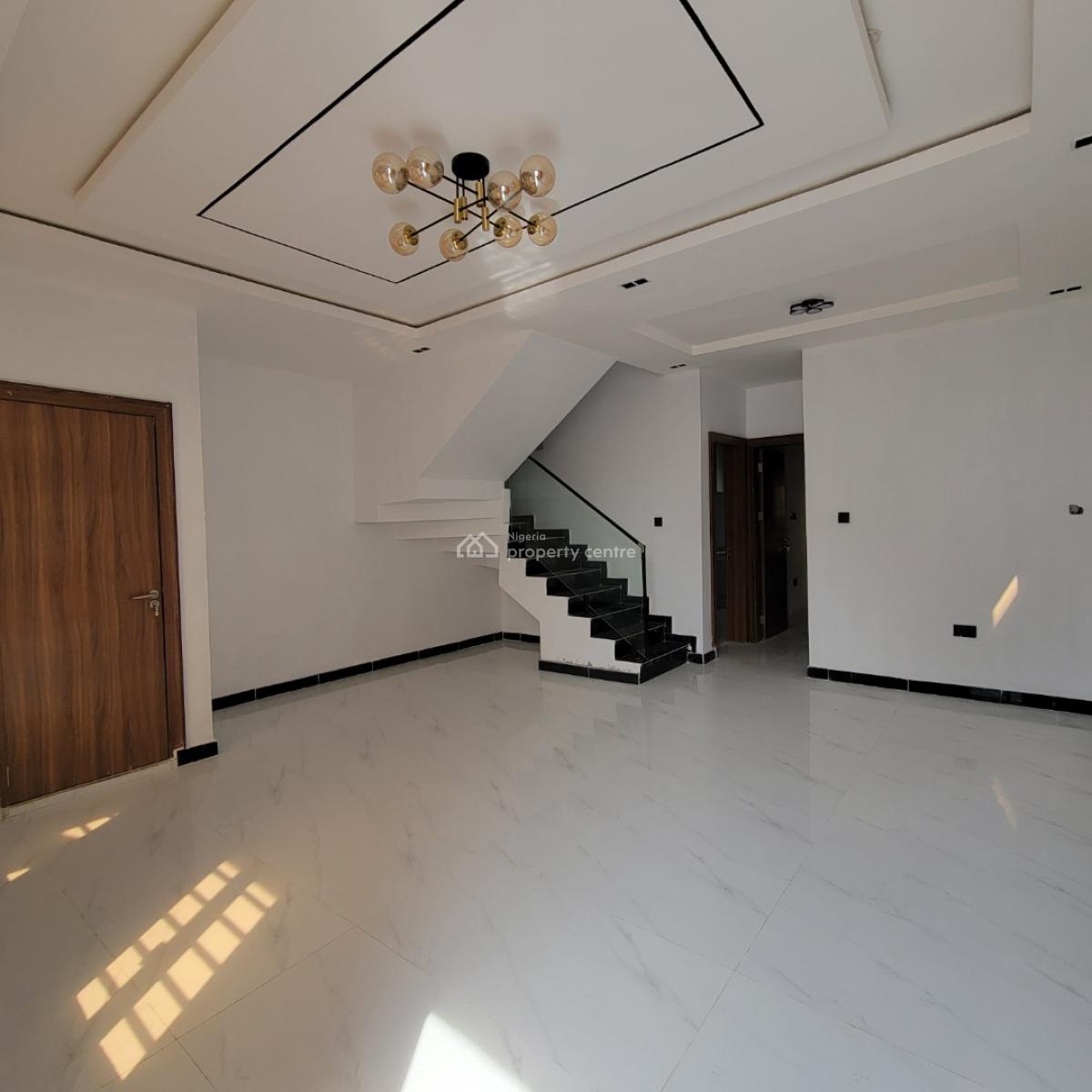 Exquisite 4bedroom Duplex with a Bq, Sangotedo, Ajah, Lagos, Terraced Duplex for Sale