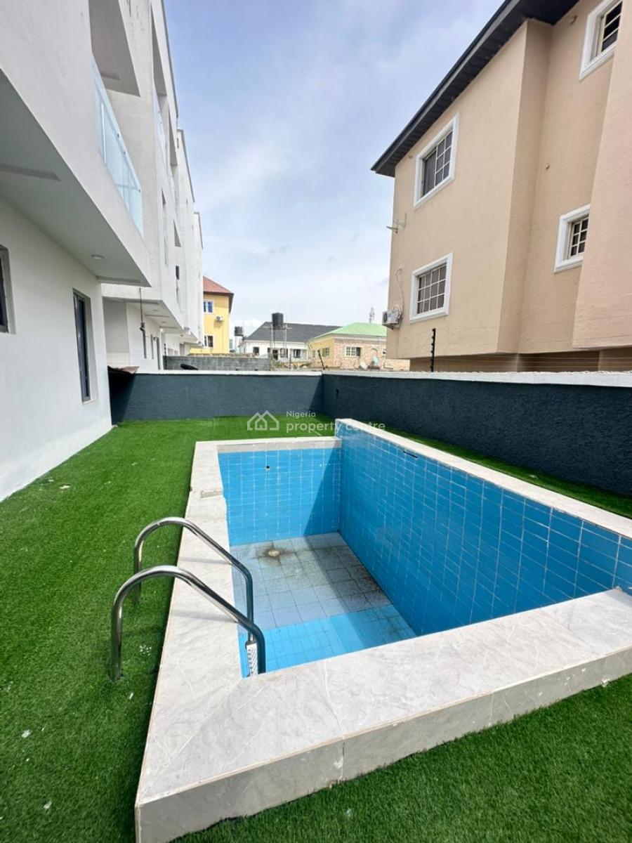 Self Serviced 5 Bedroom Fully Detached Duplex with Bq,pool & Cinema, Ado, Ajah, Lagos, Detached Duplex for Rent