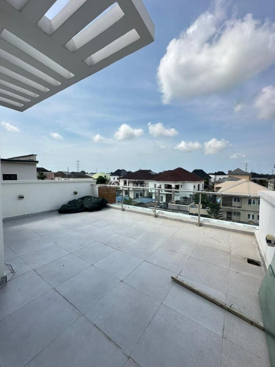 Self Serviced 5 Bedroom Fully Detached Duplex with Bq,pool & Cinema, Ado, Ajah, Lagos, Detached Duplex for Rent