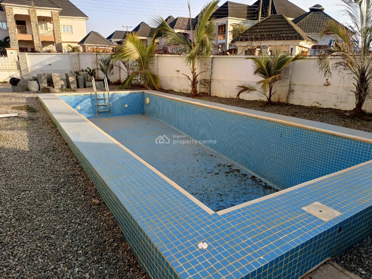 4-bedroom Detached House with 2 Rooms Guest Chalet and Swimming Pool, Galadimawa, Abuja, Detached Duplex for Rent