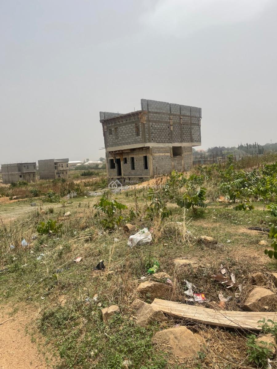 150sqm of Estate Plot for 3 Bedroom Terrace Duplex, Close to Briains & Harmers By Ochacho Estate, Life Camp, Abuja, Residential Land for Sale