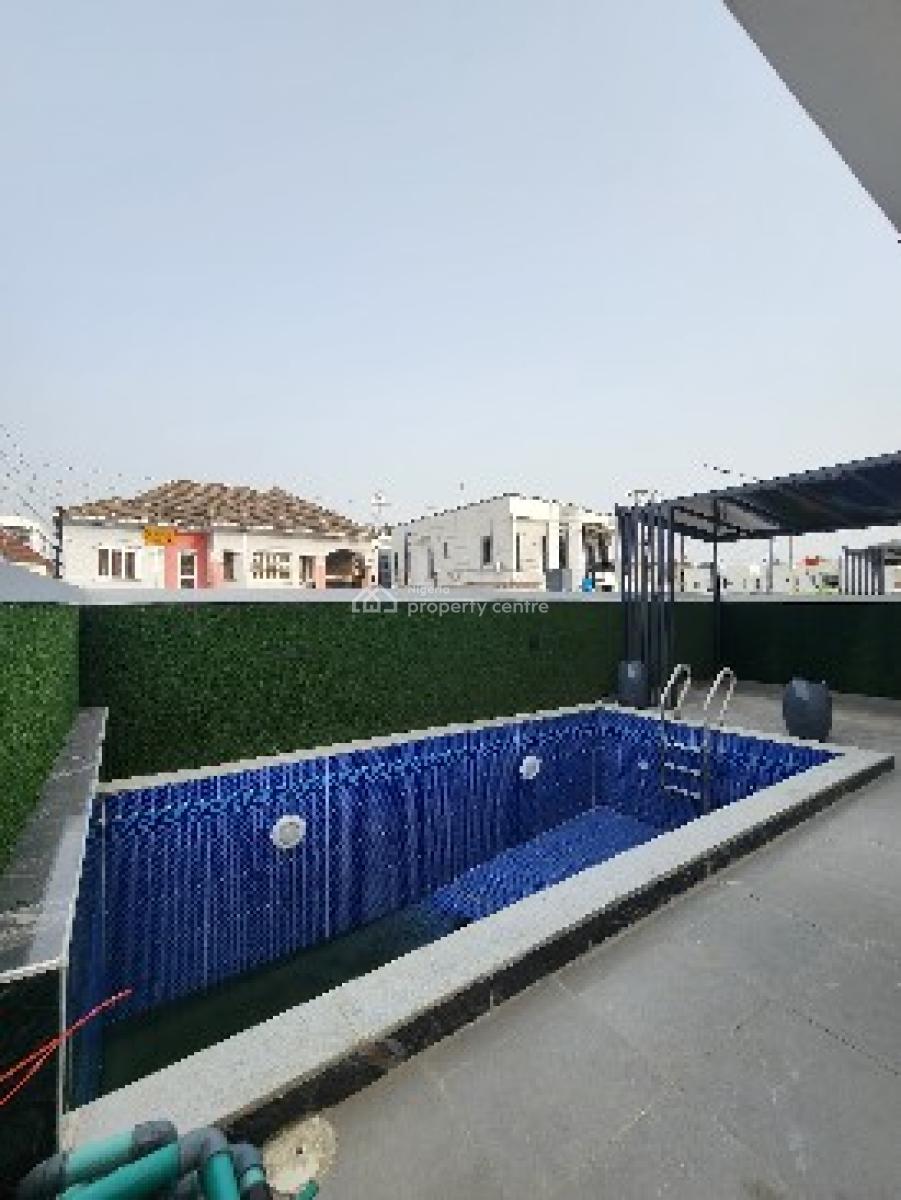 Spacious 5 Bedroom Smart Home + Pool + Study + Cinema + Bq + Rooftop, Ikate, Lekki, Lagos, Flat / Apartment for Sale