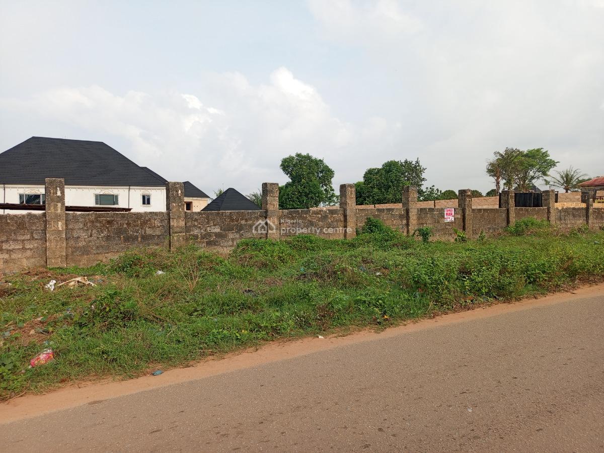 Bare Land of 140ft By 150ft with Additional 50ft By 100ft Behind., on a Tarred Road at Etete Layout Gra, Benin, Oredo, Edo, Commercial Land for Sale