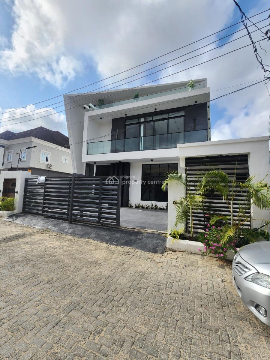 Luxury 5 Bedroom Fully Detached Duplex W/ Bq, Pool in a Secured Estate, Sangotedo, Ajah, Lagos, Detached Duplex for Sale