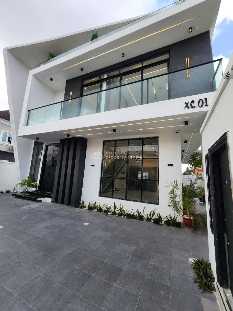 Luxury 5 Bedroom Fully Detached Duplex W/ Bq, Pool in a Secured Estate, Sangotedo, Ajah, Lagos, Detached Duplex for Sale