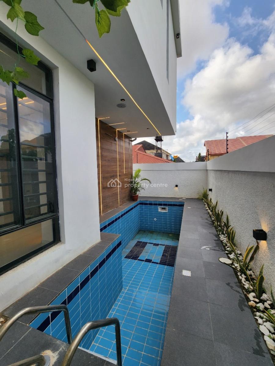 Luxury 5 Bedroom Fully Detached Duplex W/ Bq, Pool in a Secured Estate, Sangotedo, Ajah, Lagos, Detached Duplex for Sale