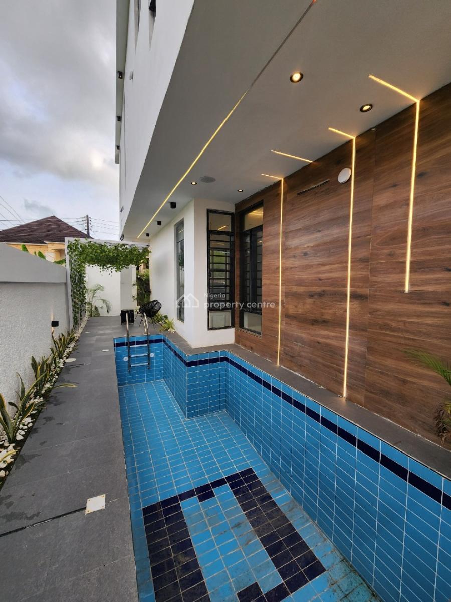 Luxury 5 Bedroom Fully Detached Duplex W/ Bq, Pool in a Secured Estate, Sangotedo, Ajah, Lagos, Detached Duplex for Sale