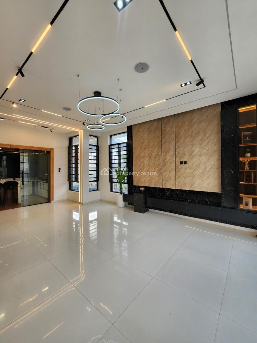 Luxury 5 Bedroom Fully Detached Duplex W/ Bq, Pool in a Secured Estate, Sangotedo, Ajah, Lagos, Detached Duplex for Sale