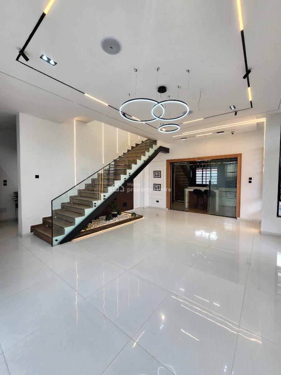 Luxury 5 Bedroom Fully Detached Duplex W/ Bq, Pool in a Secured Estate, Sangotedo, Ajah, Lagos, Detached Duplex for Sale