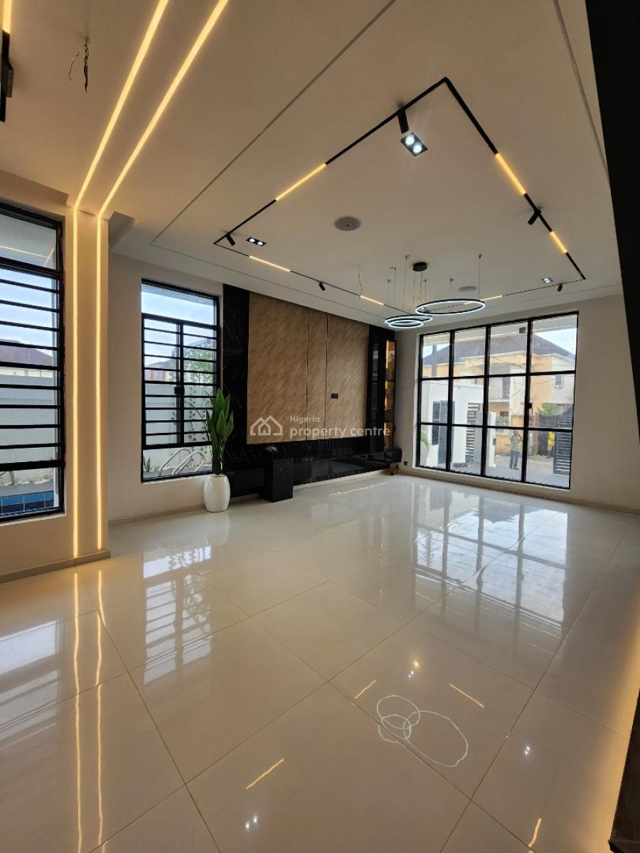 Luxury 5 Bedroom Fully Detached Duplex W/ Bq, Pool in a Secured Estate, Sangotedo, Ajah, Lagos, Detached Duplex for Sale