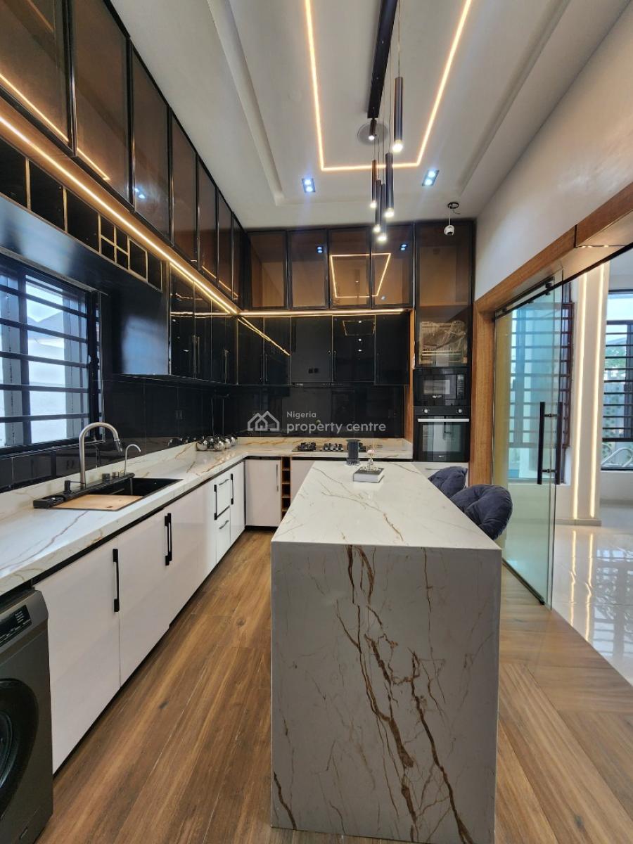 Luxury 5 Bedroom Fully Detached Duplex W/ Bq, Pool in a Secured Estate, Sangotedo, Ajah, Lagos, Detached Duplex for Sale