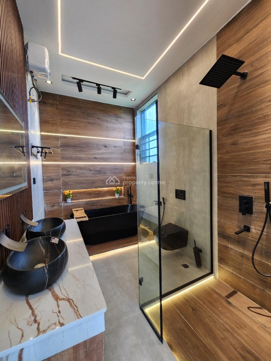 Luxury 5 Bedroom Fully Detached Duplex W/ Bq, Pool in a Secured Estate, Sangotedo, Ajah, Lagos, Detached Duplex for Sale